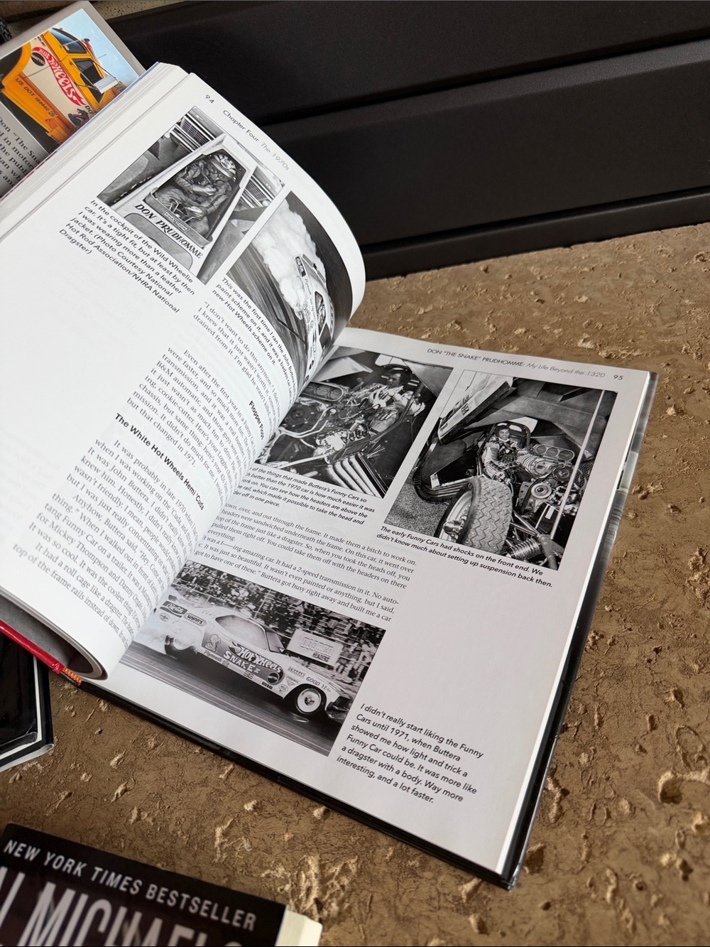 Don the Snake Prudhomme Hardback Coffee Table Book perfect for Racing Fans NHRA - Picture 3 of 4